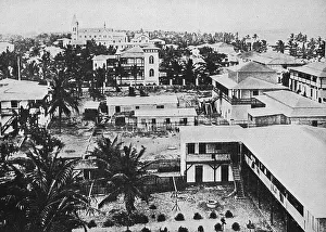 Lome in 1930, capital of Togo, Africa