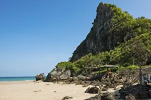 Lonely beach and mountains, Thung Yang Beach
