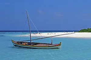 Lonely dream beach, crystal clear water