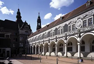 Long corridor and riding arena