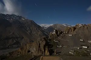 Long exposure of the majestic Dhankar Gompa