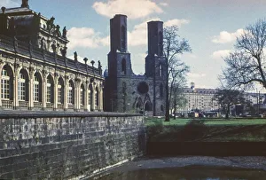Long gallery of the Zwinger with moat