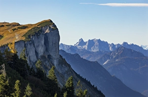 Category Mountain Landscapes Prints: Loose plateau, behind it Dachstein massif