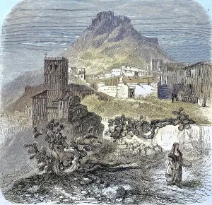 Lorca Castle, c. 1882, Murcia, Spain