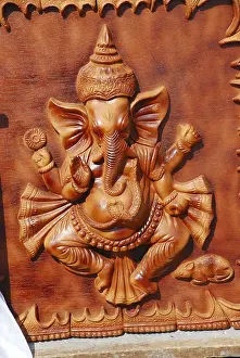 Lord Ganesha ganpati terracotta statue