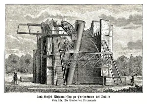 Lord Rosses giant telescope at Parsonstown near Dublin