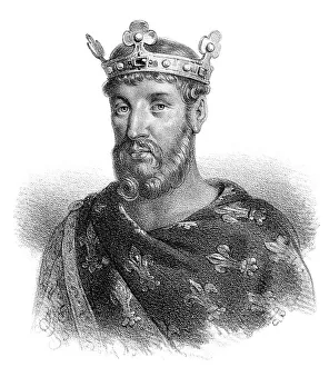 Lothair or Lothaire, 941-986, Carolingian king of West Francia