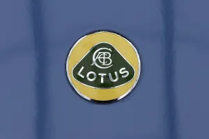 Lotus emblem on a Lotus Elan Lotus Car
