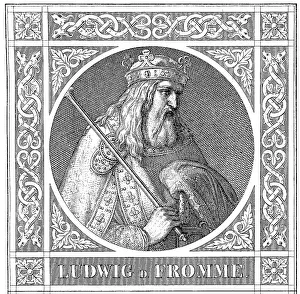 Louis I Louis the Pious (August 778) (20 June 840) was King of the Frankish Empire and Emperor (813-840)
