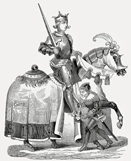 Louis IX, King of France, during the Seventh Crusade