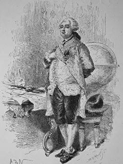 Louis XVI, woodcut from 1880