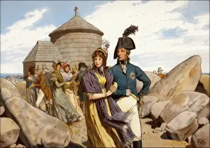 Louise of MecklenThe royal couple