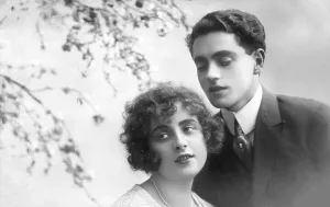 Lovers, portrait, 1920s, Germany, Europe