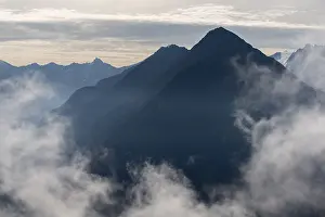 Low hanging clouds on the Penken