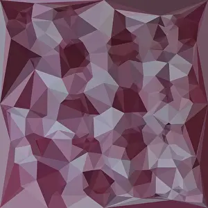 Low polygon style illustration of a cornell red abstract geometric background