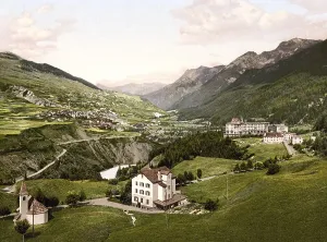Lower Engadine, Vulpera, General view