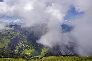 Category Mountain Landscapes Prints: Lower Gaisalpsee, behind it Gaisalphorn