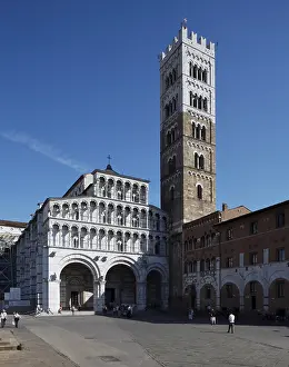 Lucca, cathedral from the north-west