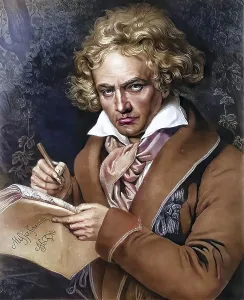 Ludwig van Beethoven, (baptised on 17 December 1770 in Bonn)