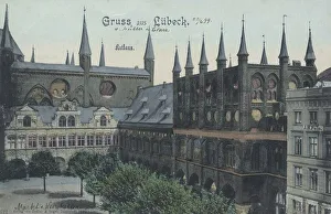 Luebeck, Town Hall, Schleswig-Holstein