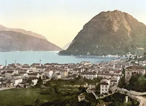 Lugano, General view, Ticino, Switzerland
