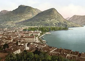 Lugano, and Monte Bre, Ticino, Switzerland