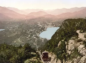 Lugano, from San Salvatore, Ticino