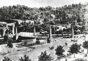 Luitpoldbruecke Luitpold bridge across the river Isar built by Max von Sievert
