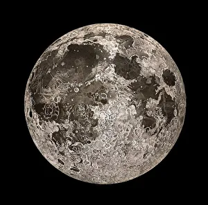 Lunar Planisphere, Flat Light, after John Russell
