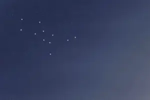 Lupus star constellation, Night sky