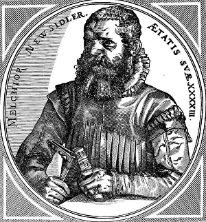 Lutenist and composer Melchior Newsidler (c)