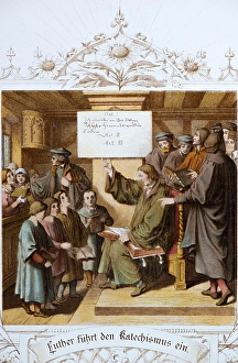 Luther introduces the catechism