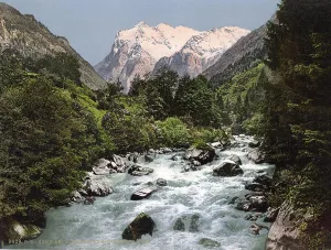 Lutschinen und Wetterhorn, Berner Oberland