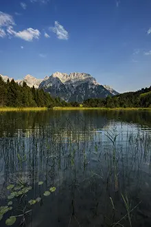 Luttensee in front of the Karwendel