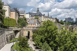 Luxembourg Upper Town Wall to the River Alzette