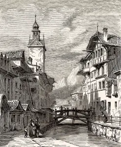 Luzern, eine Stadt in der Zentralschweiz