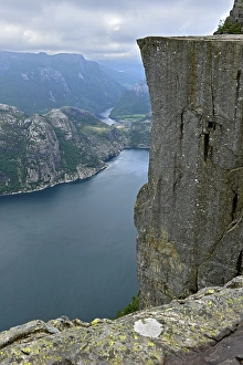 The Lysefjord, the Pulpit Rock on the right
