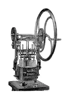 A machine for crushing herbs and roots