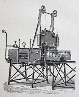 Machine for sterilising bottles, K