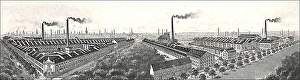 Machine tool factory J. Zimmermann in Chemnitz, around 1900, Saxony, Germany, digitally enhanced reproduction from a historical original, public domain, Europe