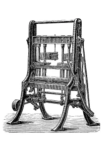 Machines for processing tobacco 1890: Packing machine