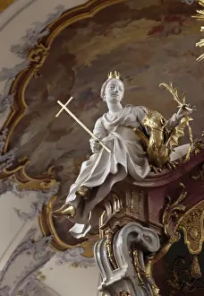The three Madl. Margareta at the altar of grace