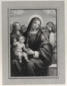Madonna and Child with Angels, Historical