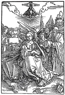The Madonna with Joseph and Five Angels