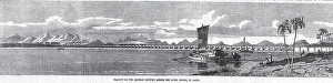 Madras View Viaduct on Madras Railway across the river Poiney in arcot, Chennai, Tamil Nadu, India, As ia