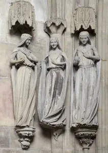 Magdeburg, Cathedral, Paradise Gate from 1240/1250