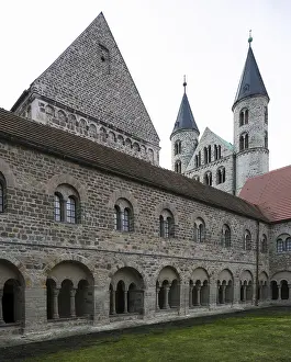 Magdeburg Kloster Unser Lieben Frauen 3715 Church Tower upper storeys Intermediate tower N-gable of transept