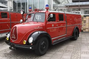 Magirus Deutz fire engine, vintage car