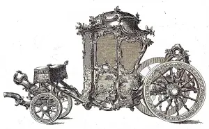 Magnificent carriage from the 17th century