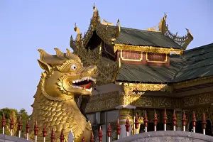Maha Lawka Marazein Pagoda in Myanmar